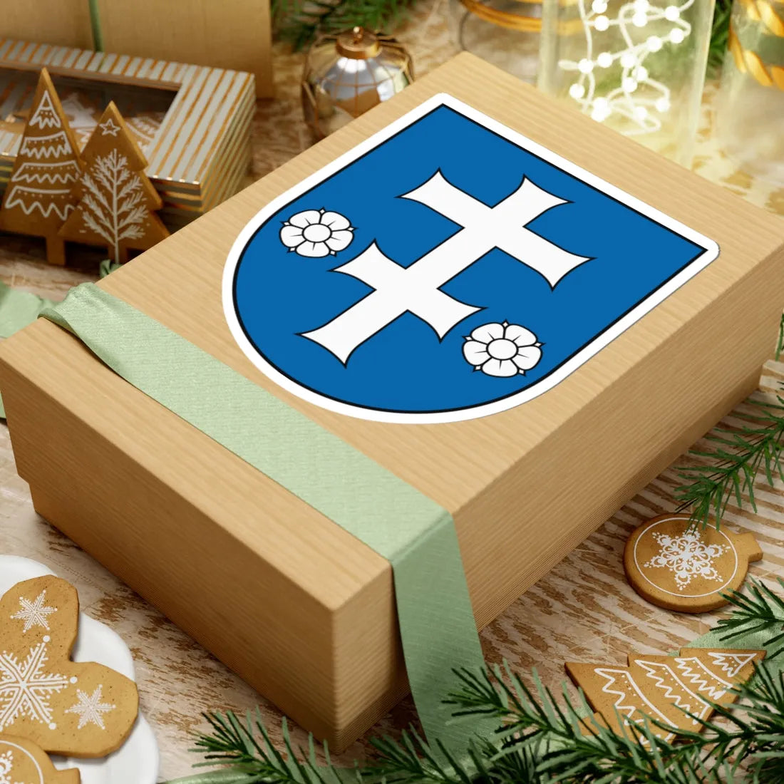 Coat of Arms of Smižany (Slovakia) (Coat of Arms) STICKER Vinyl Kiss-Cut Decal - The Sticker Space