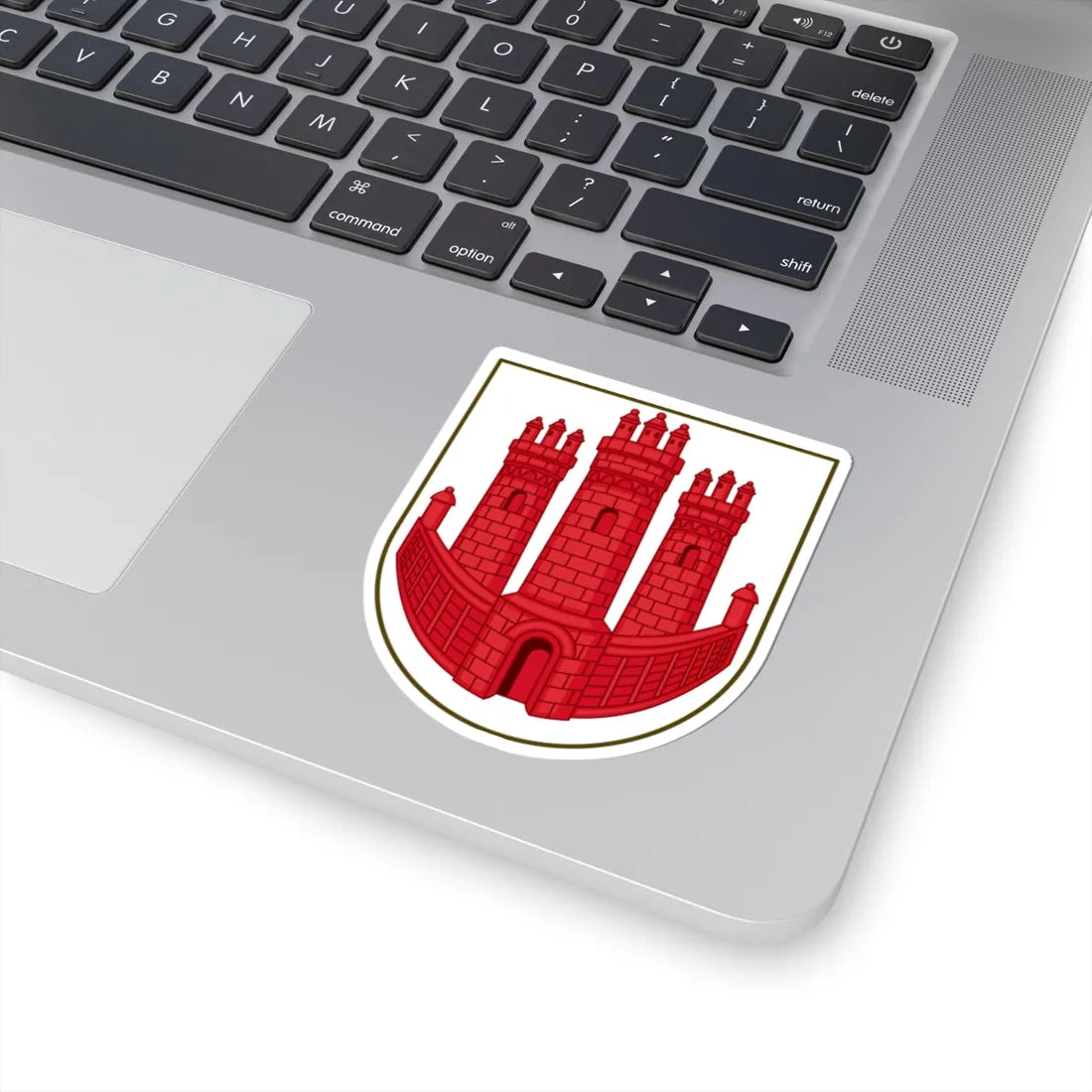 Coat of arms of Stege (Denmark) (Coat of Arms) STICKER Vinyl Kiss-Cut Decal - The Sticker Space