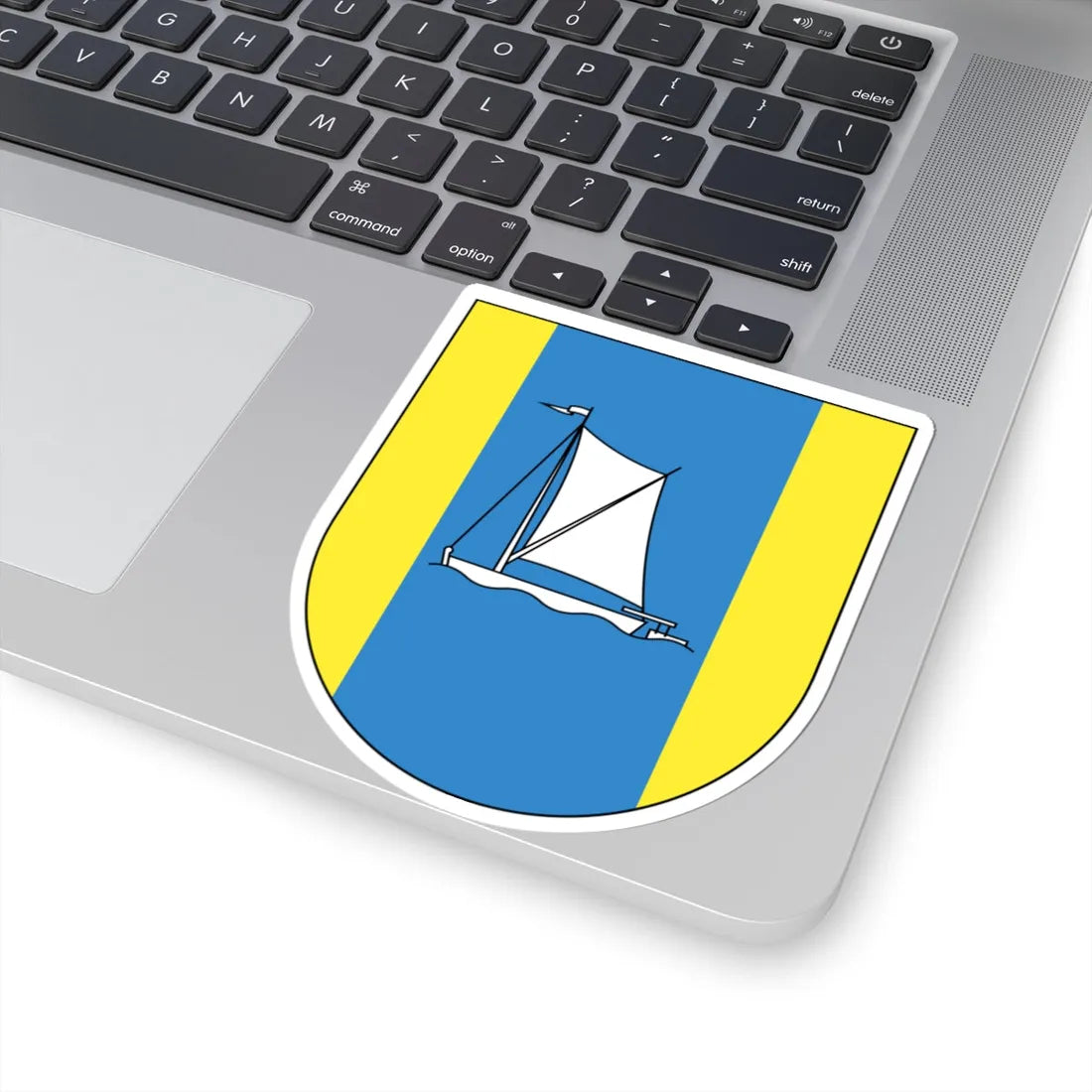 Coat of Arms of Stoŭbcy Belarus (Belarus) (Coat of Arms) STICKER Vinyl Kiss-Cut Decal - The Sticker Space