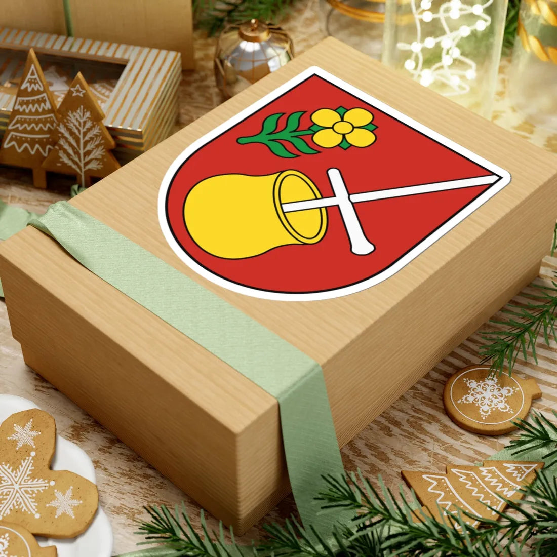 Coat of Arms of Stupava (Slovakia) (Coat of Arms) STICKER Vinyl Kiss-Cut Decal - The Sticker Space