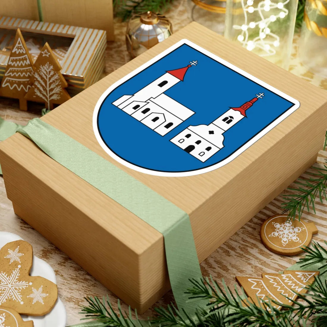 Coat of Arms of Sučany (Slovakia) (Coat of Arms) STICKER Vinyl Kiss-Cut Decal - The Sticker Space