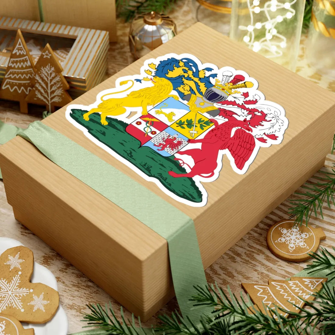 Coat of Arms of Svistunov (Russia) (Coat of Arms) STICKER Vinyl Kiss-Cut Decal - The Sticker Space