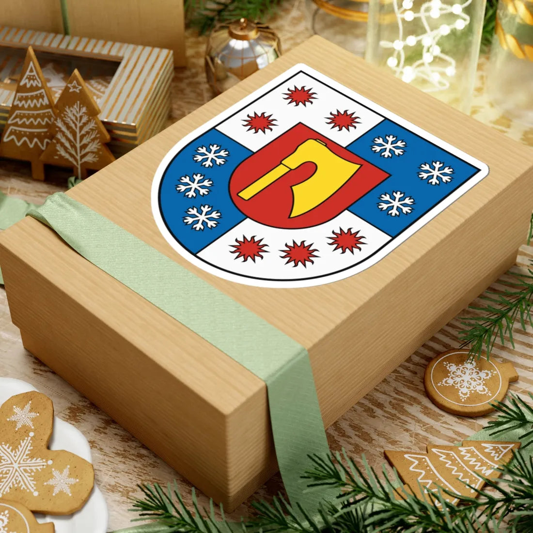 Coat of Arms of Tatranská Lesná (Slovakia) (Coat of Arms) STICKER Vinyl Kiss-Cut Decal - The Sticker Space