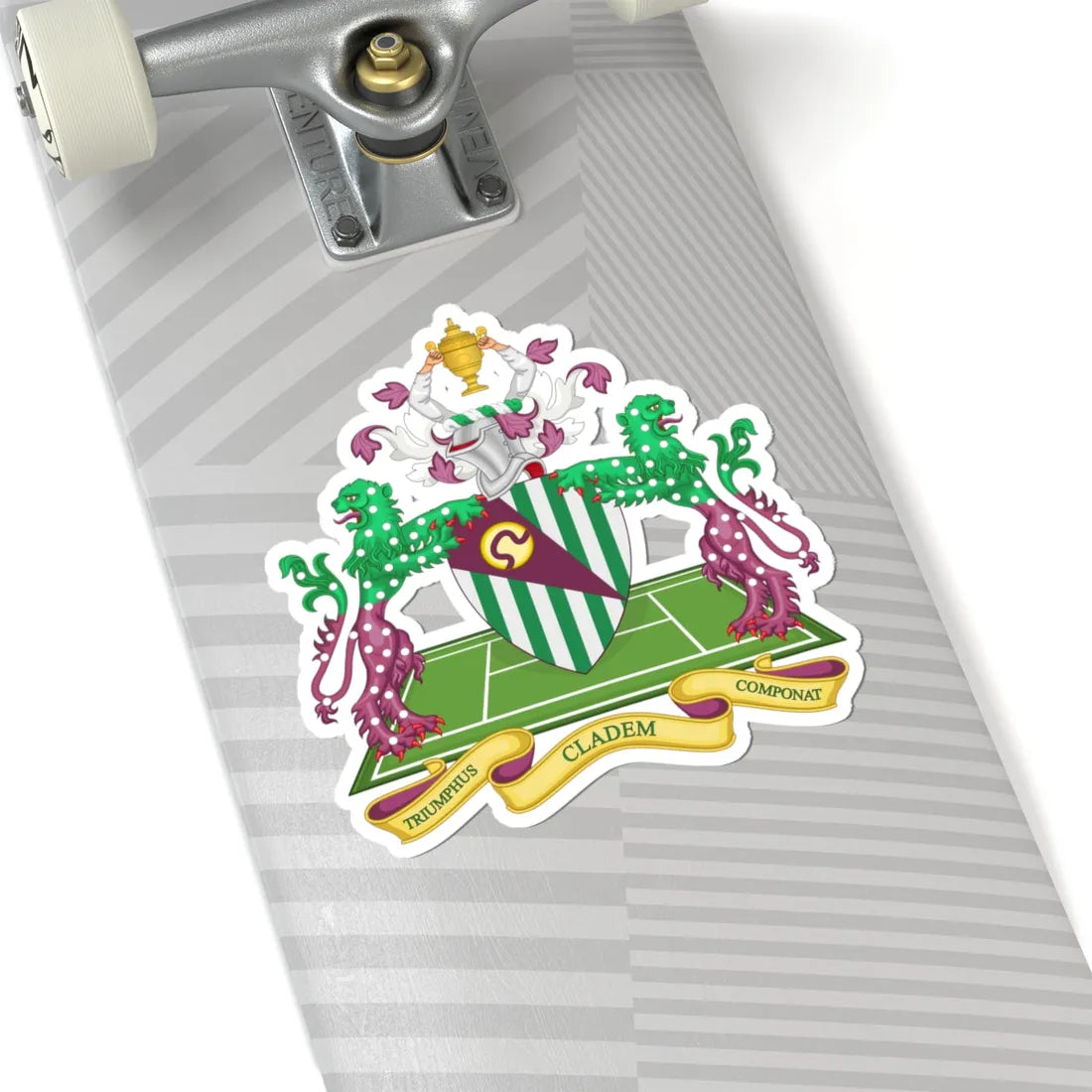 Coat of Arms of the All England Lawn Tennis and Croquet Club (United Kingdom) (Coat of Arms) STICKER Vinyl Kiss-Cut Decal - The Sticker Space