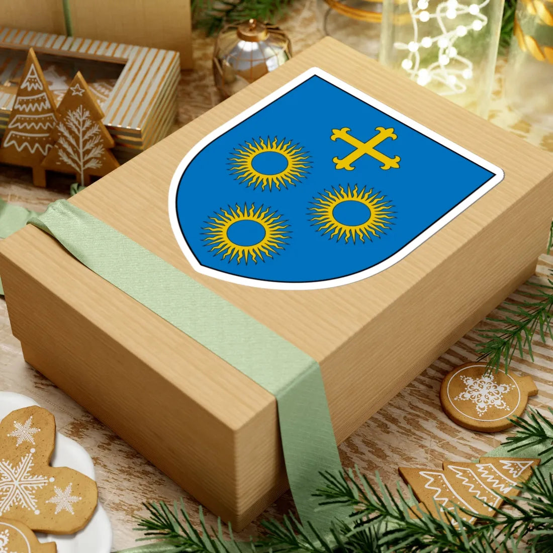 Coat of arms of the Diocese of Brentwood (England) (Coat of Arms) STICKER Vinyl Kiss-Cut Decal - The Sticker Space