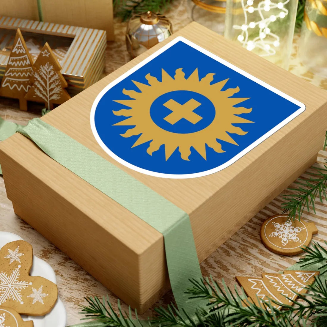 Coat of arms of the Diocese of Espoo (Finland) (Coat of Arms) STICKER Vinyl Kiss-Cut Decal - The Sticker Space