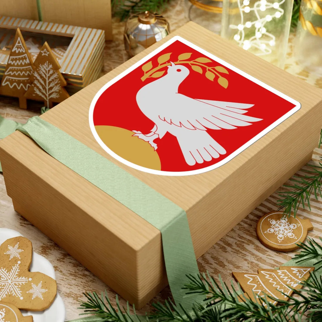 Coat of arms of the Diocese of Mikkeli (Finland) (Coat of Arms) STICKER Vinyl Kiss-Cut Decal - The Sticker Space