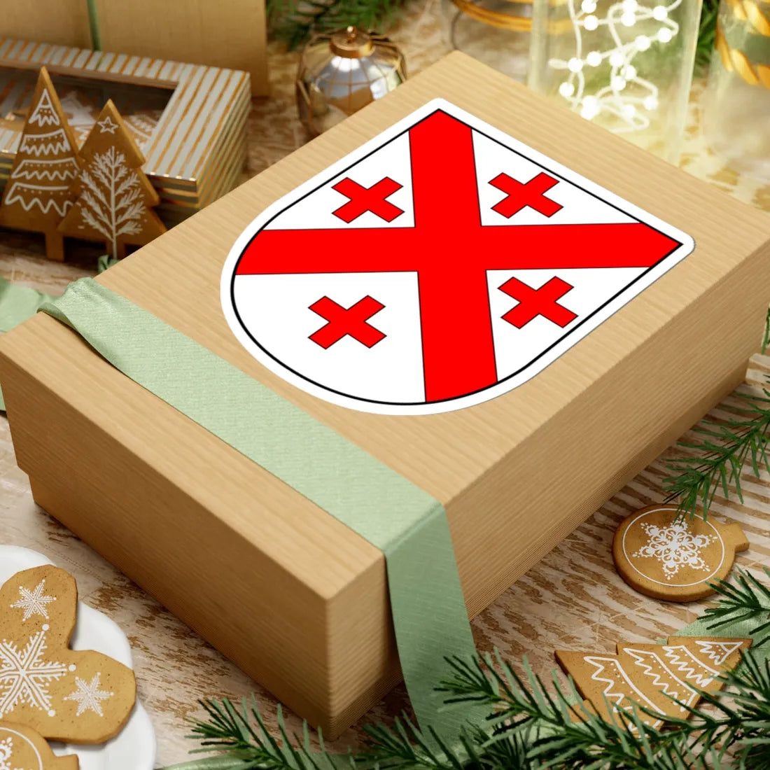 Coat of Arms of the Duchy of Neopatras (Greece) (Coat of Arms) STICKER Vinyl Kiss-Cut Decal - The Sticker Space