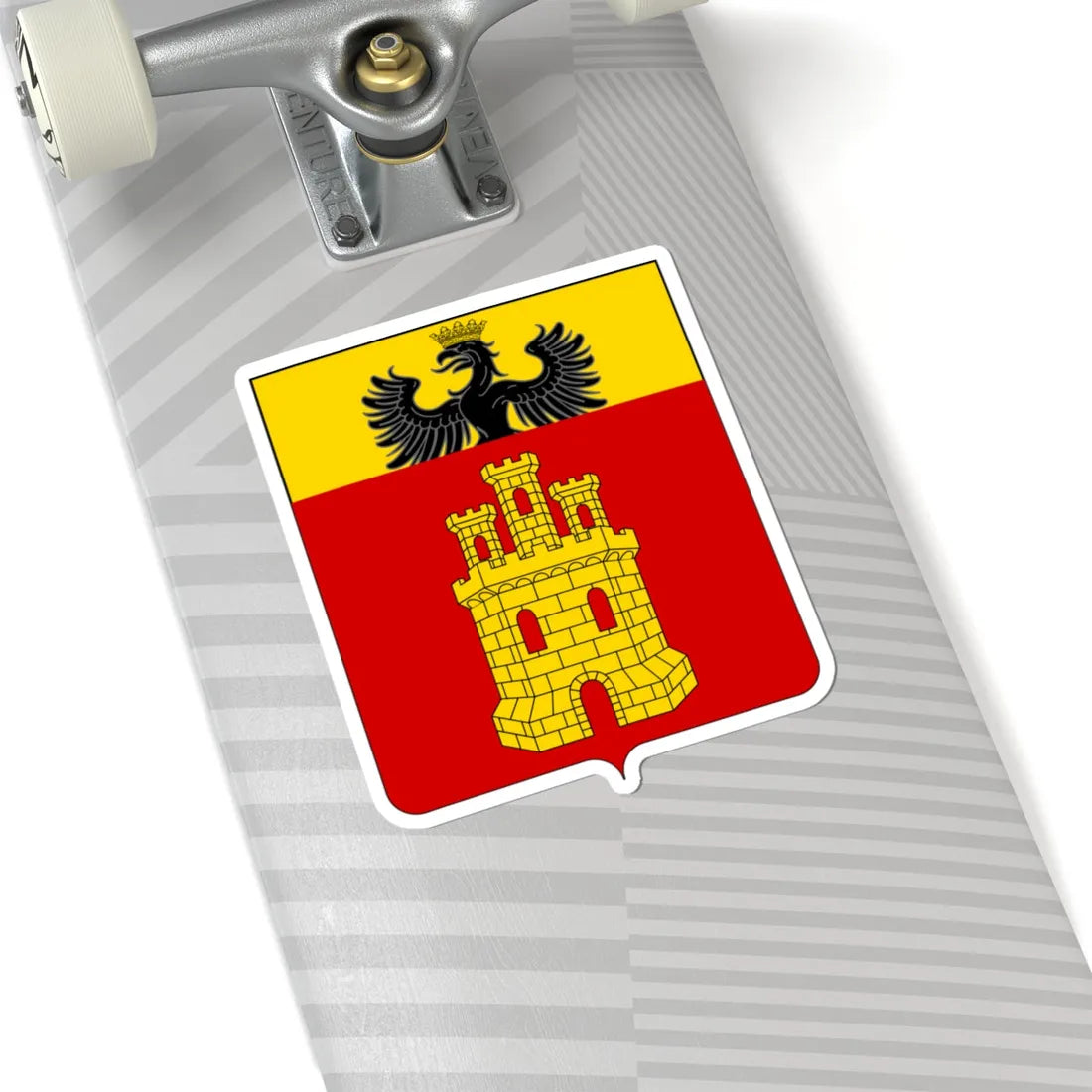 Coat of arms of the House of Giustiniani 1413 (Italy) (Coat of Arms) STICKER Vinyl Kiss-Cut Decal - The Sticker Space