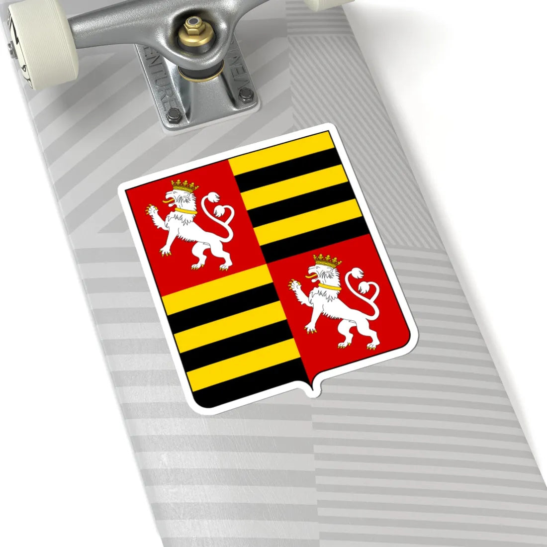 Coat of arms of the House of Gonzaga 1394 (Italy) (Coat of Arms) STICKER Vinyl Kiss-Cut Decal - The Sticker Space