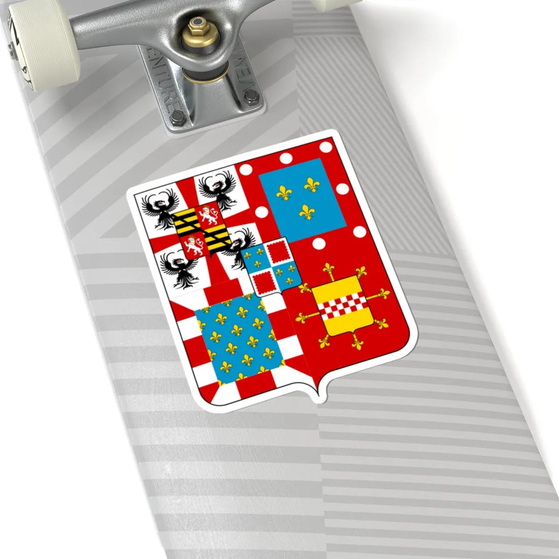 Coat of arms of the House of Gonzaga 1565 (Italy) (Coat of Arms) STICKER Vinyl Kiss-Cut Decal - The Sticker Space