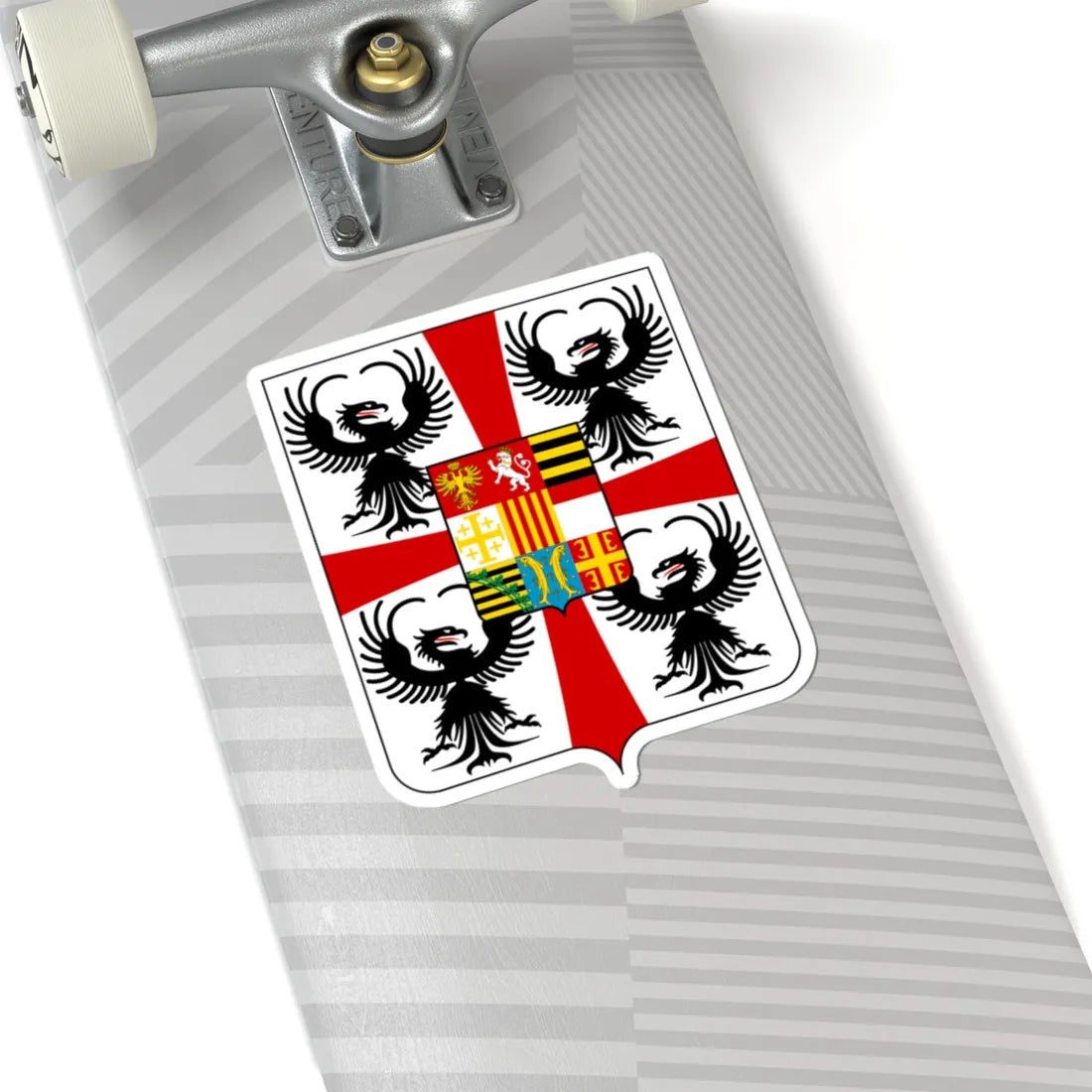 Coat of arms of the House of Gonzaga 1575 (Italy) (Coat of Arms) STICKER Vinyl Kiss-Cut Decal - The Sticker Space