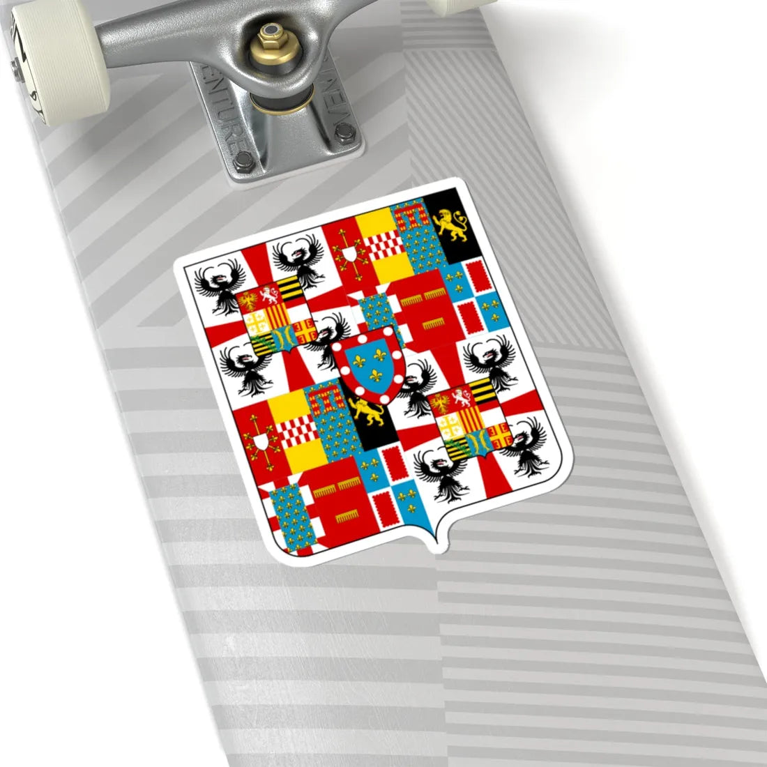 Coat of arms of the House of Gonzaga 1627 (Italy) (Coat of Arms) STICKER Vinyl Kiss-Cut Decal - The Sticker Space