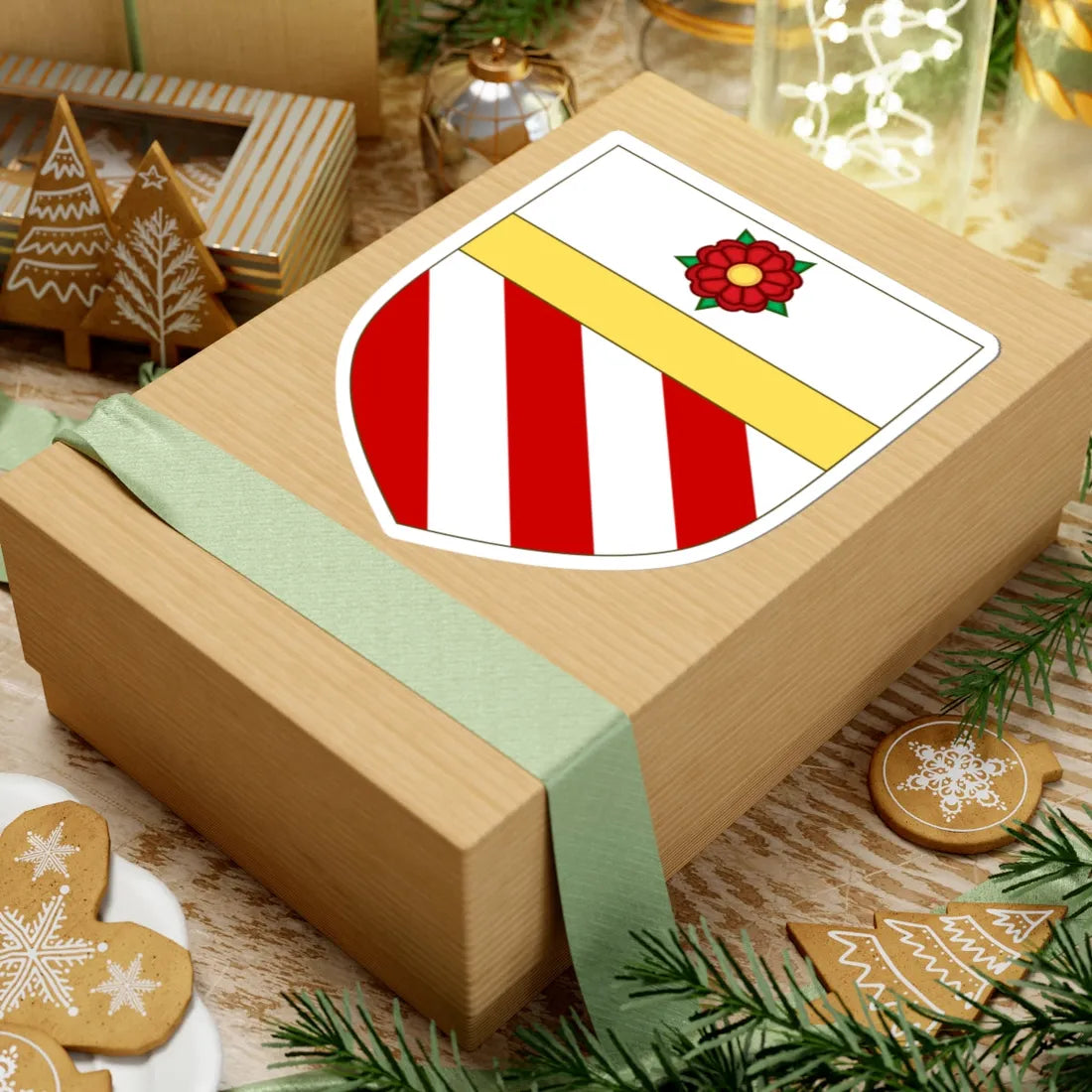 Coat of arms of the house of Orsini 2 (Italy) (Coat of Arms) STICKER Vinyl Kiss-Cut Decal - The Sticker Space