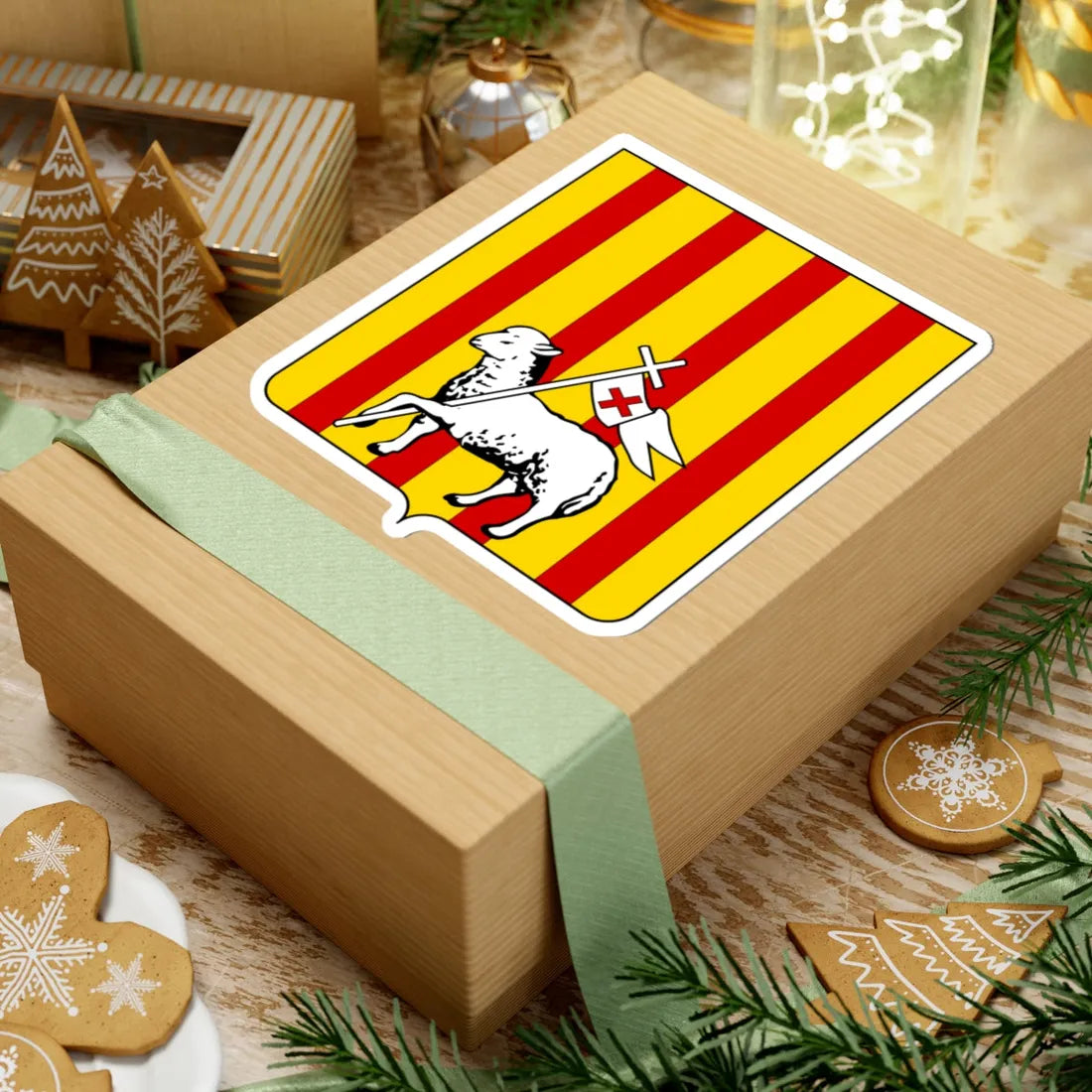 Coat of arms of the House of Pasquale Sicily and Spain (Italy) (Coat of Arms) STICKER Vinyl Kiss-Cut Decal - The Sticker Space