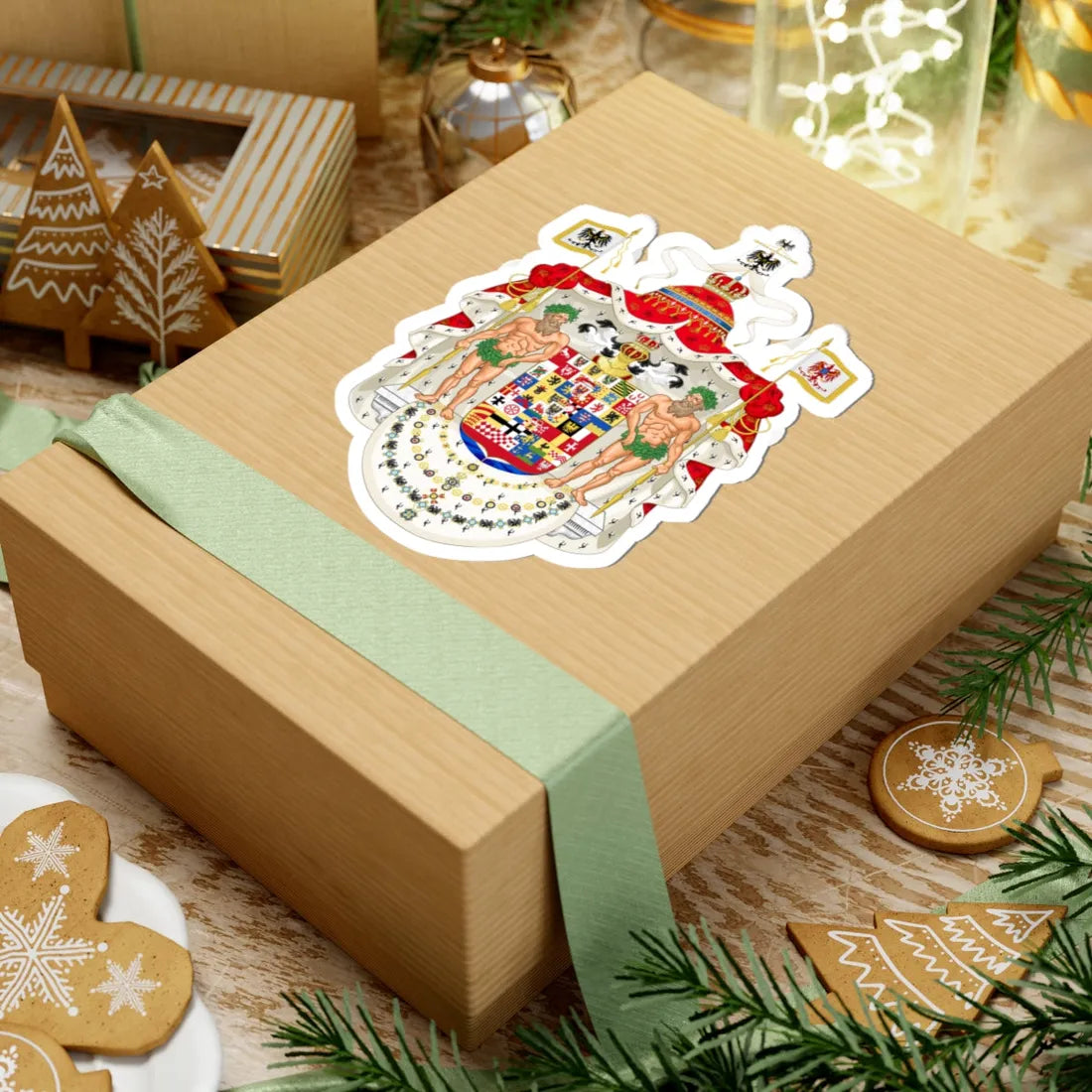 Coat of Arms of the Kingdom of Prussia 1873-1918 (Germany) (Coat of Arms) STICKER Vinyl Kiss-Cut Decal - The Sticker Space