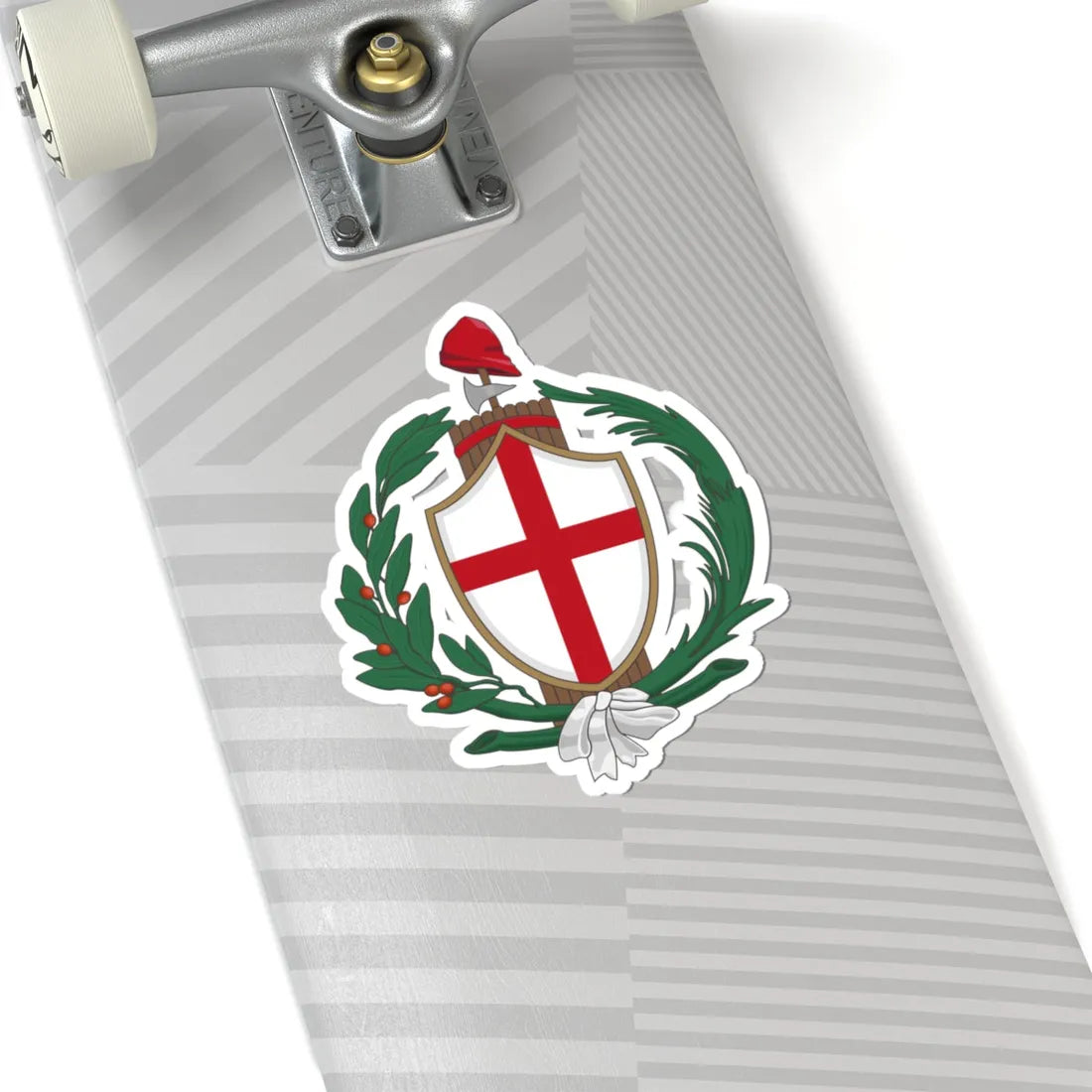 Coat of arms of the Ligurian Republic (Italy) (Coat of Arms) STICKER Vinyl Kiss-Cut Decal - The Sticker Space