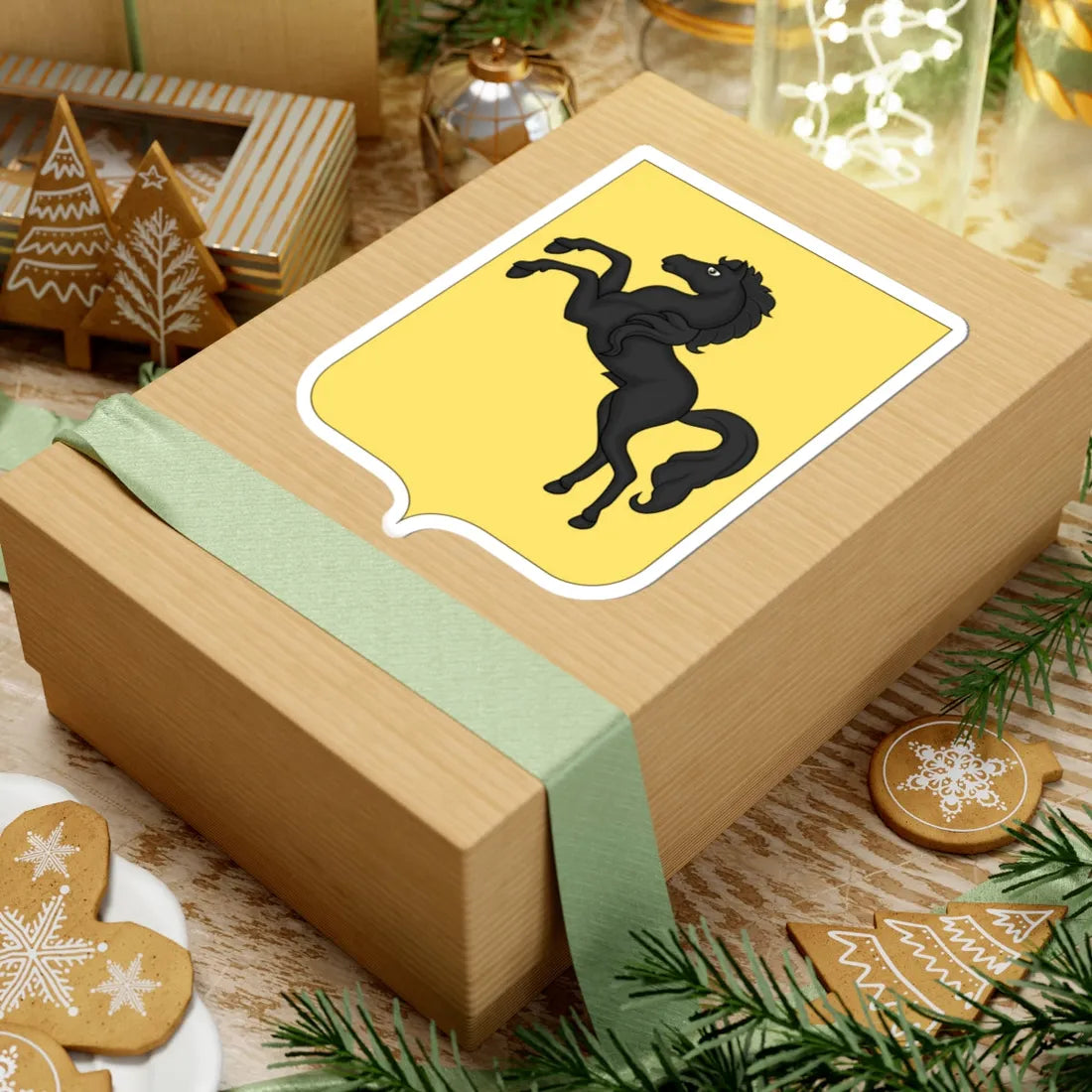 Coat of Arms of the Metropolitan City of Naples (Italy) (Coat of Arms) STICKER Vinyl Kiss-Cut Decal - The Sticker Space