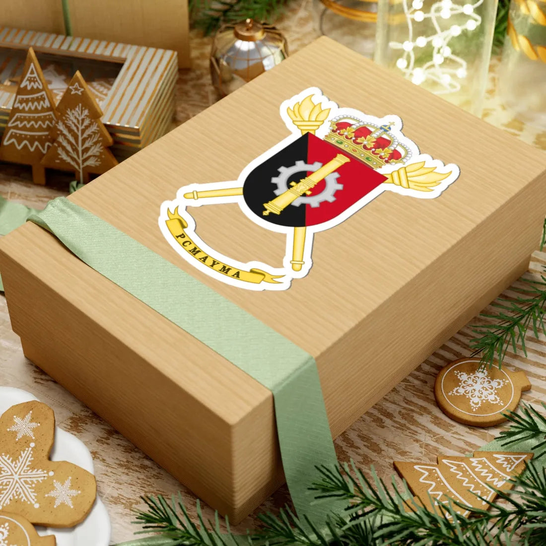 Coat of Arms of the PCMAYMA (Spain) (Coat of Arms) STICKER Vinyl Kiss-Cut Decal - The Sticker Space