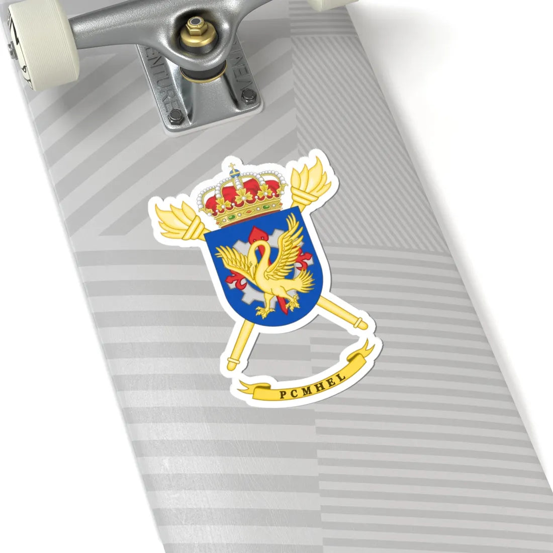 Coat of Arms of the PCMHEL (Spain) (Coat of Arms) STICKER Vinyl Kiss-Cut Decal - The Sticker Space