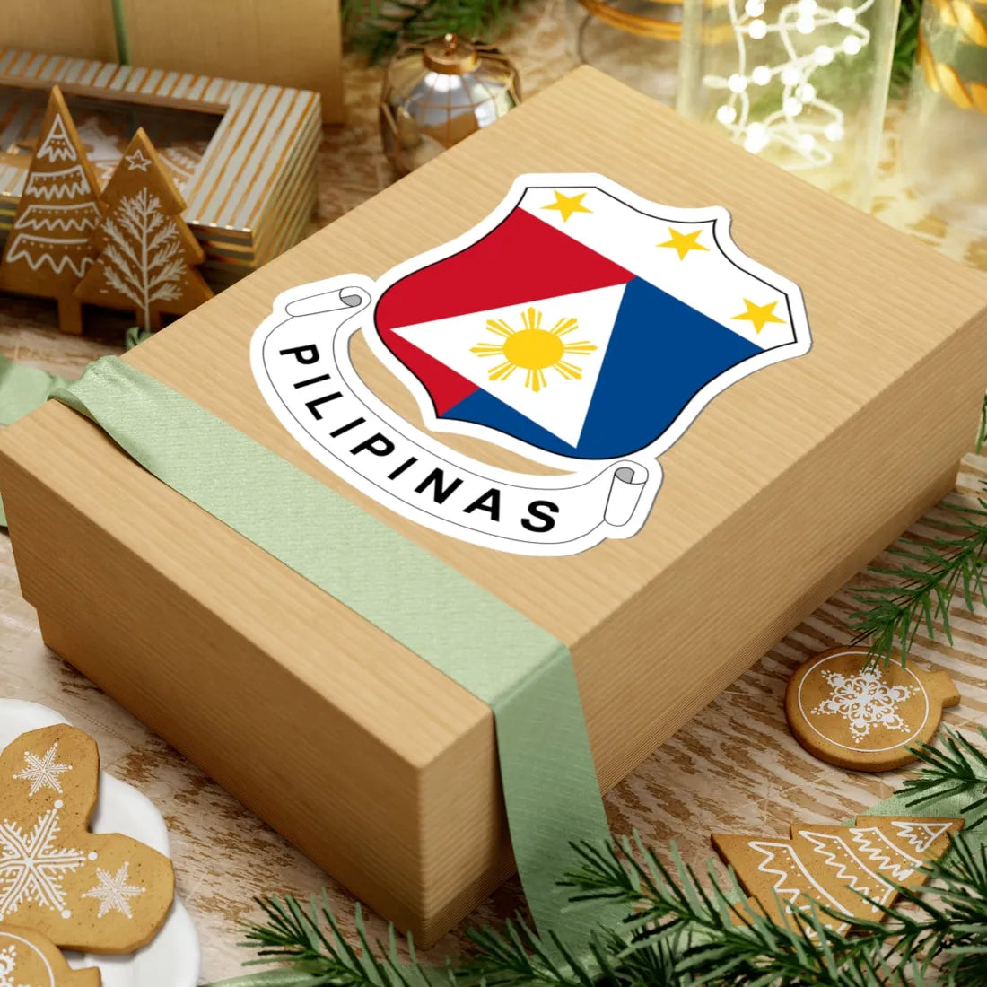 Coat of arms of the Philippines 1943-1945 (Philippines) (Coat of Arms) STICKER Vinyl Kiss-Cut Decal - The Sticker Space