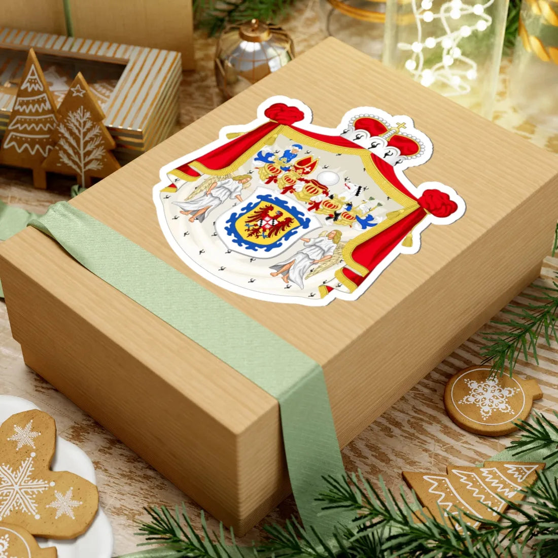 Coat of Arms of the Principality of Fürstenberg (Germany) (Coat of Arms) STICKER Vinyl Kiss-Cut Decal - The Sticker Space