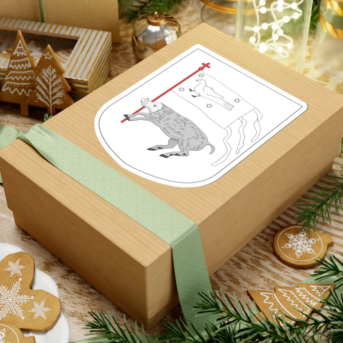 Coat of arms of the Principality of Mingrelia (Georgia) (Coat of Arms) STICKER Vinyl Kiss-Cut Decal - The Sticker Space