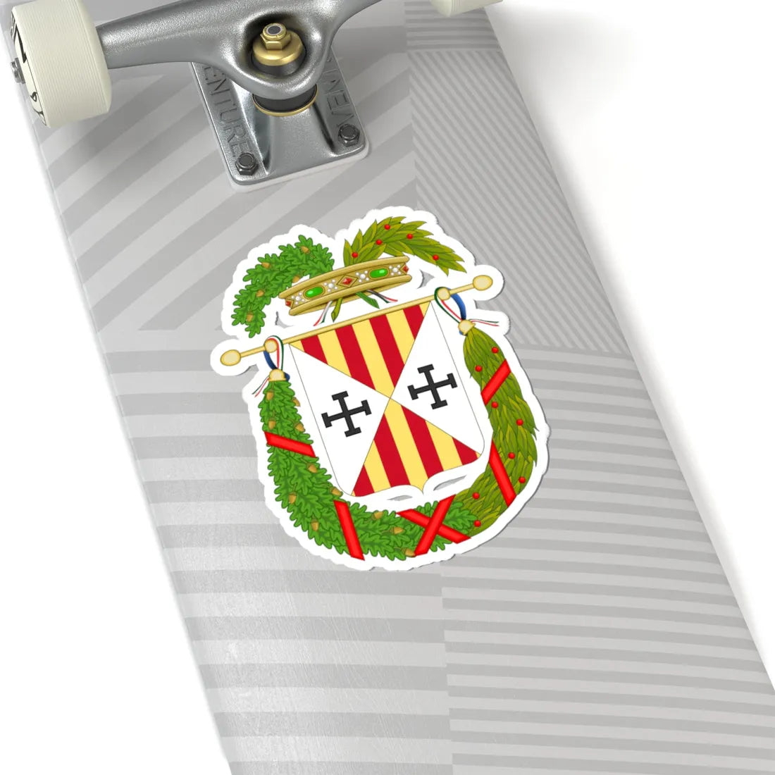 Coat of Arms of the Province of Catanzaro (Italy) (Coat of Arms) STICKER Vinyl Kiss-Cut Decal - The Sticker Space