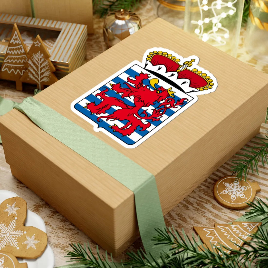 Coat of arms of the Province of Luxembourg (Belgium) (Coat of Arms) STICKER Vinyl Kiss-Cut Decal - The Sticker Space