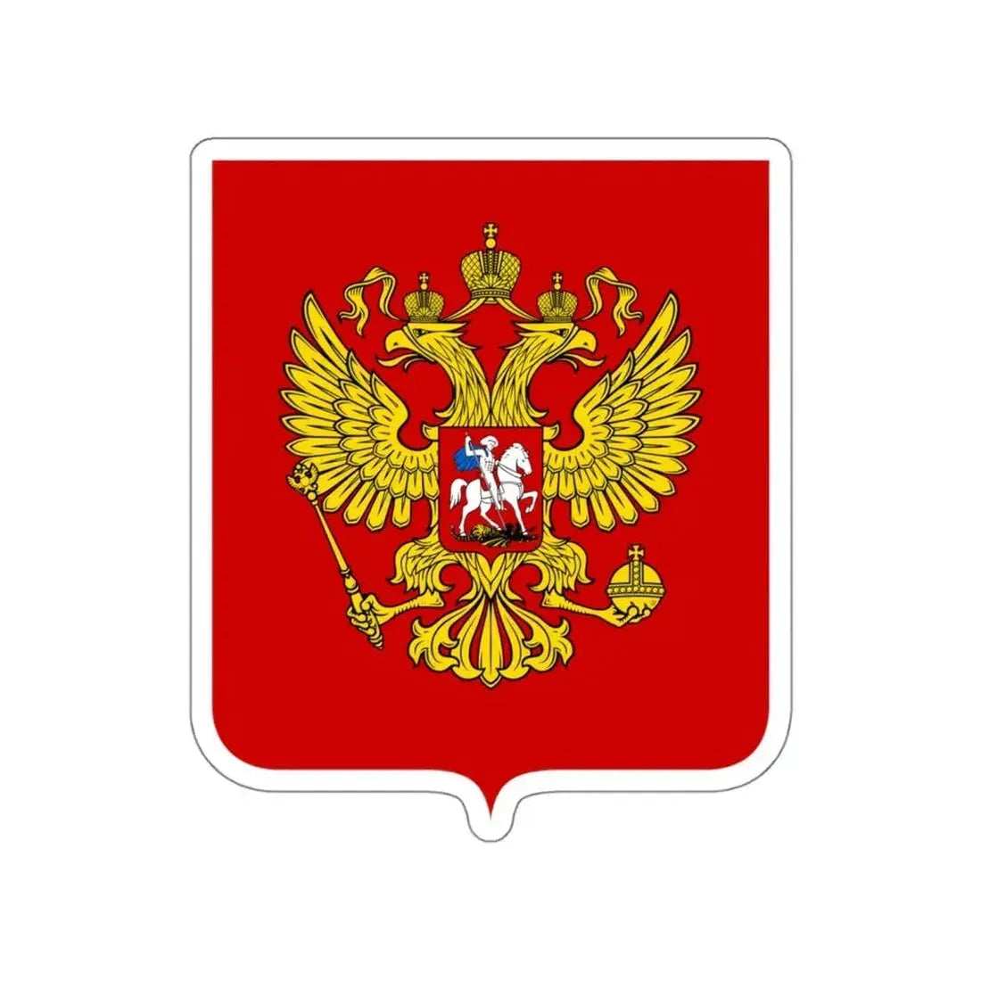 Coat of Arms of the Russian Federation STICKER Vinyl Die-Cut Decal - The Sticker Space