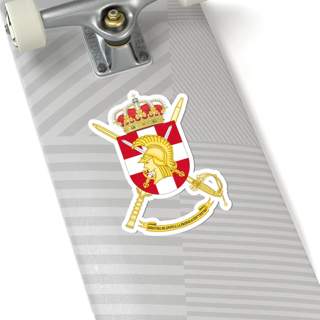 Coat of Arms of the Training Command - Centro (Spain) (Coat of Arms) STICKER Vinyl Kiss-Cut Decal - The Sticker Space