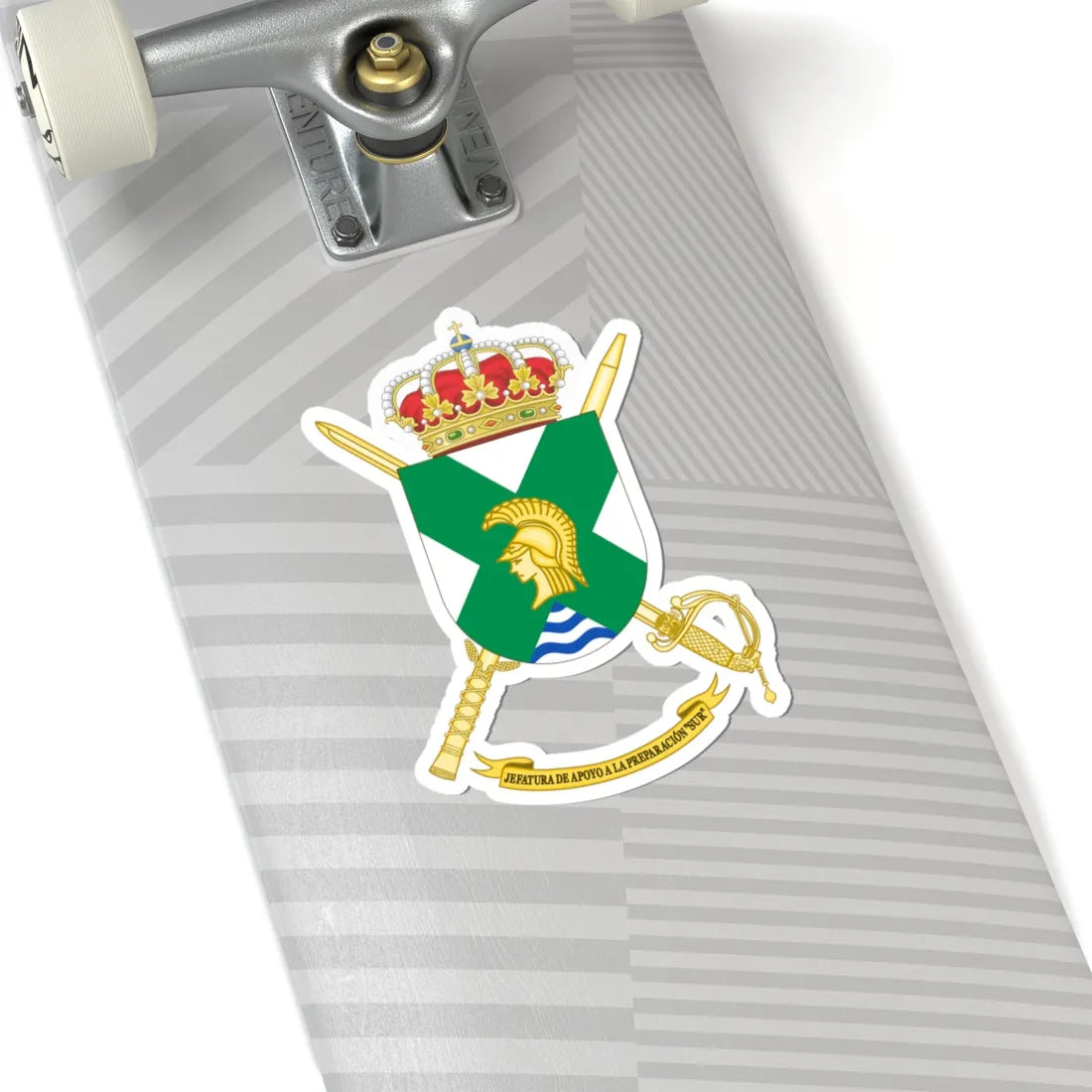 Coat of Arms of the Training Command - Sur (Spain) (Coat of Arms) STICKER Vinyl Kiss-Cut Decal - The Sticker Space