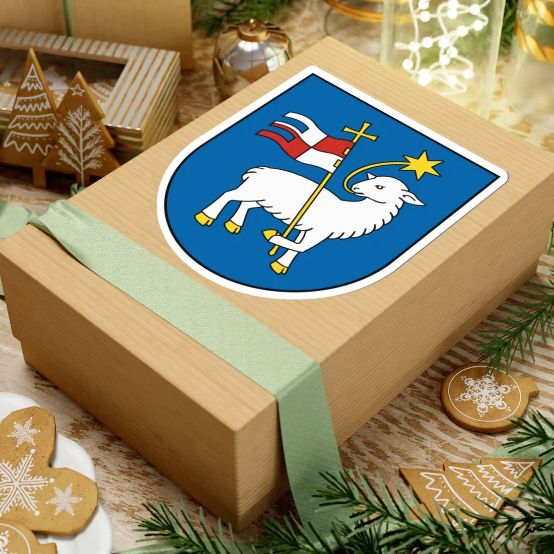 Coat of Arms of Trenčín (Slovakia) (Coat of Arms) STICKER Vinyl Kiss-Cut Decal - The Sticker Space