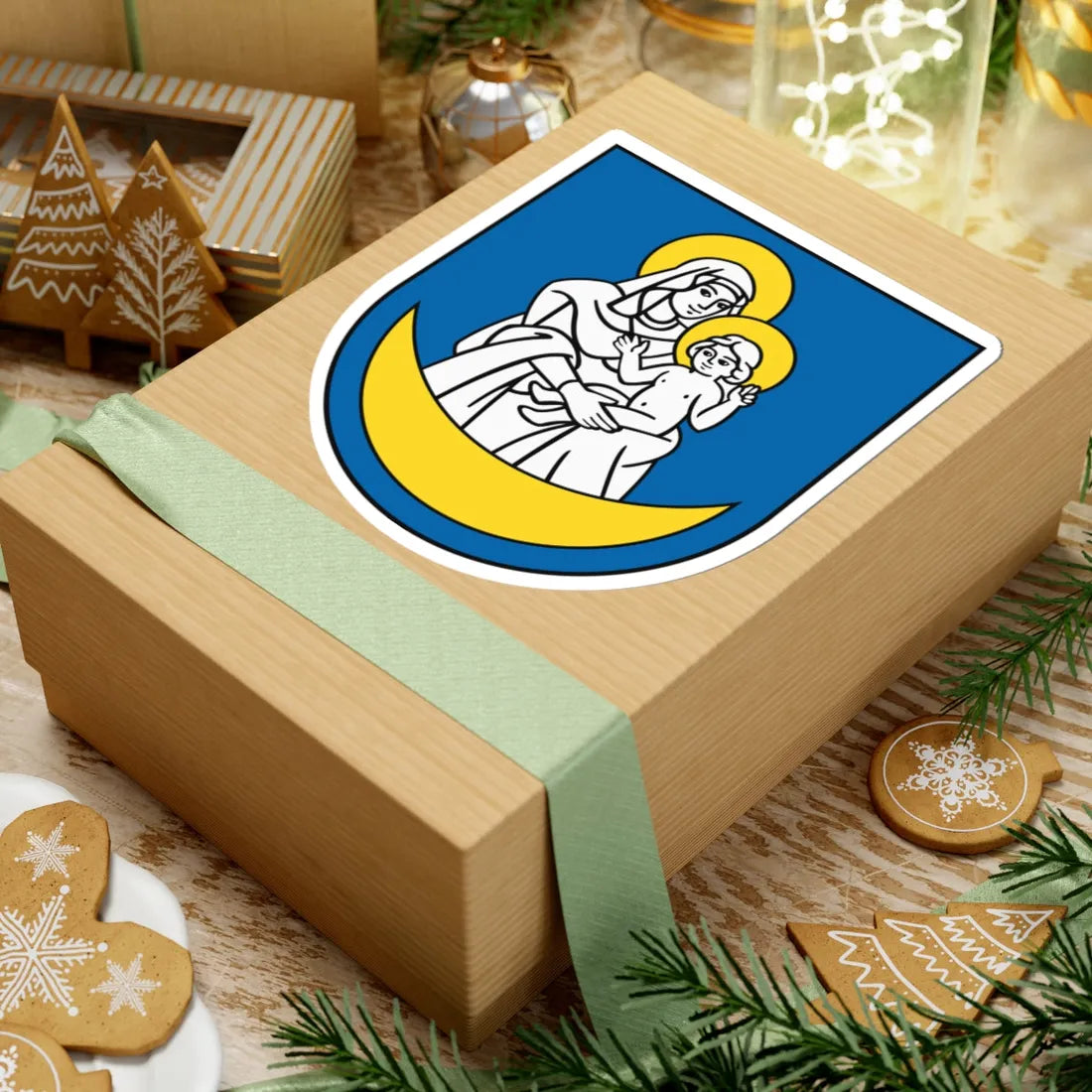 Coat of Arms of Trstená (Slovakia) (Coat of Arms) STICKER Vinyl Kiss-Cut Decal - The Sticker Space