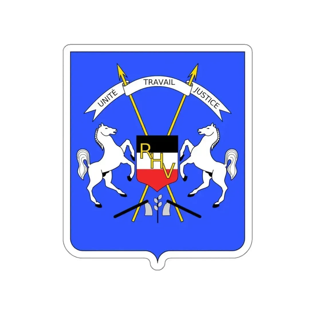 Coat of arms of Upper Volta STICKER Vinyl Die-Cut Decal - The Sticker Space