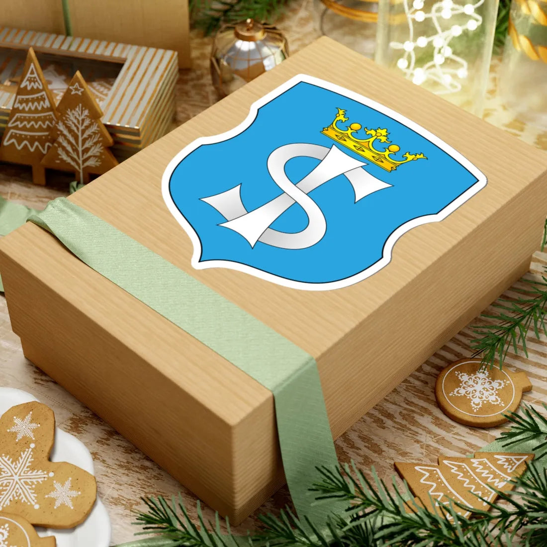 Coat of Arms of Ščučyn Belarus (Belarus) (Coat of Arms) STICKER Vinyl Kiss-Cut Decal - The Sticker Space