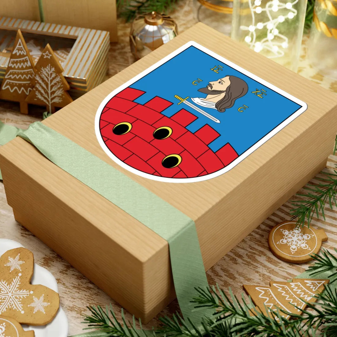 Coat of Arms of Viciebsk Rajon (Belarus) (Coat of Arms) STICKER Vinyl Kiss-Cut Decal - The Sticker Space