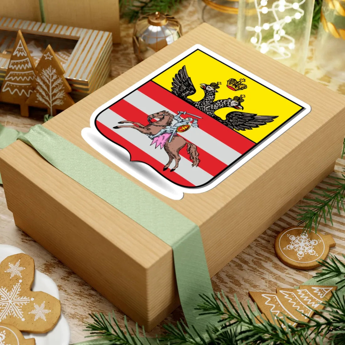 Coat of arms of Vitebsk 1781 (Belarus) (Coat of Arms) STICKER Vinyl Kiss-Cut Decal - The Sticker Space