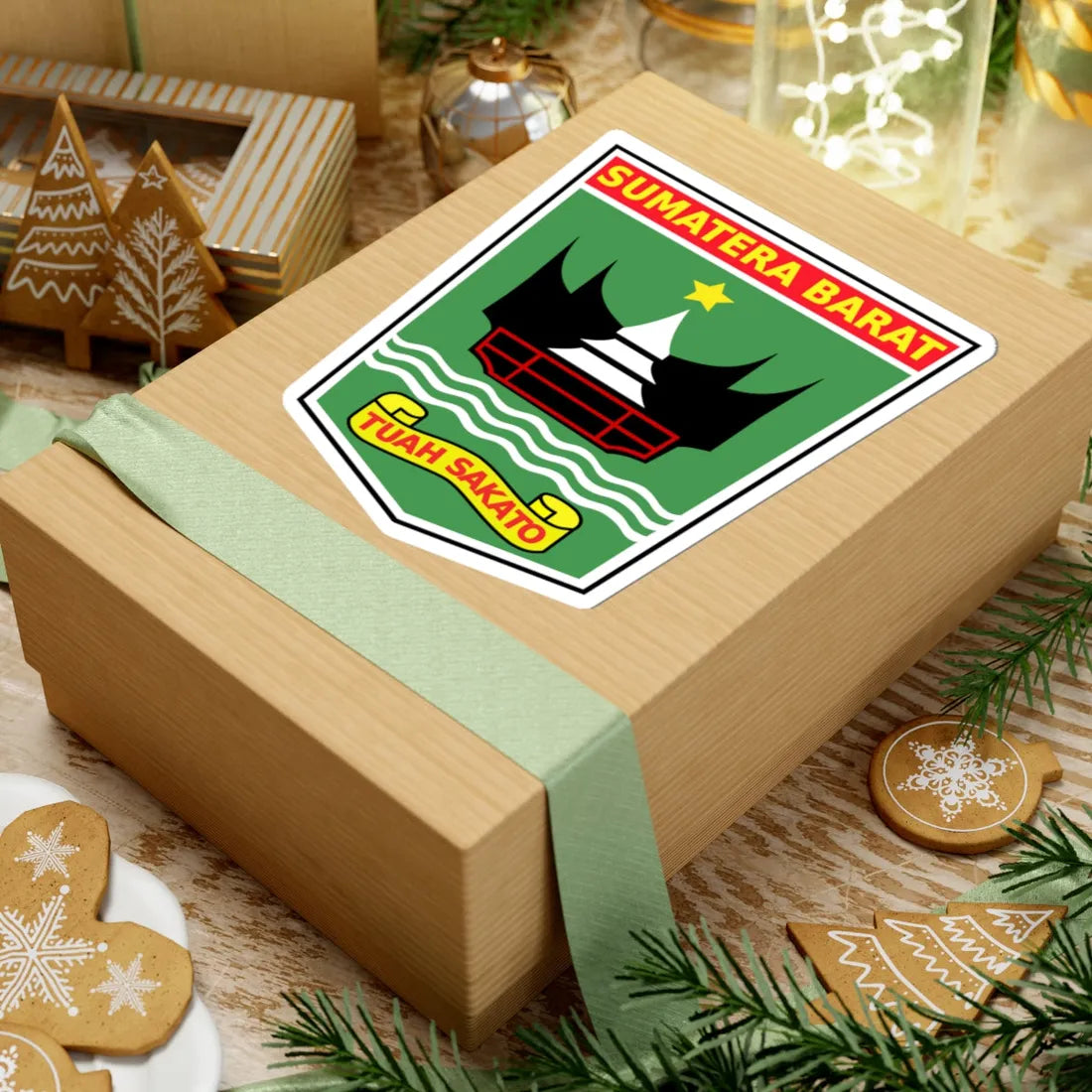 Coat of arms of West Sumatra (Indonesia) (Coat of Arms) STICKER Vinyl Kiss-Cut Decal - The Sticker Space