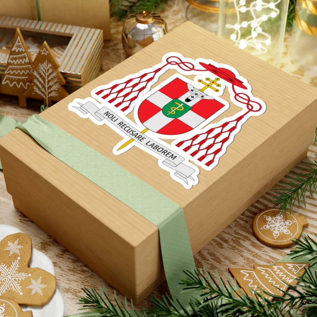 Coat of arms of Willem Jacobus Eijk (Netherlands) (Coat of Arms) STICKER Vinyl Kiss-Cut Decal - The Sticker Space