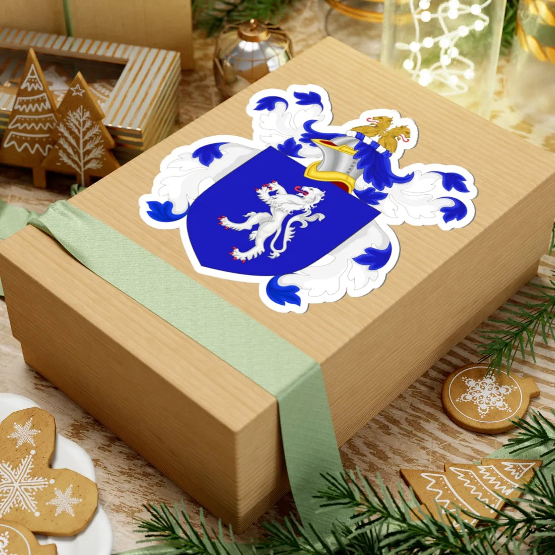 Coat of Arms of William Augustus Atlee (United States) (Coat of Arms) STICKER Vinyl Kiss-Cut Decal - The Sticker Space