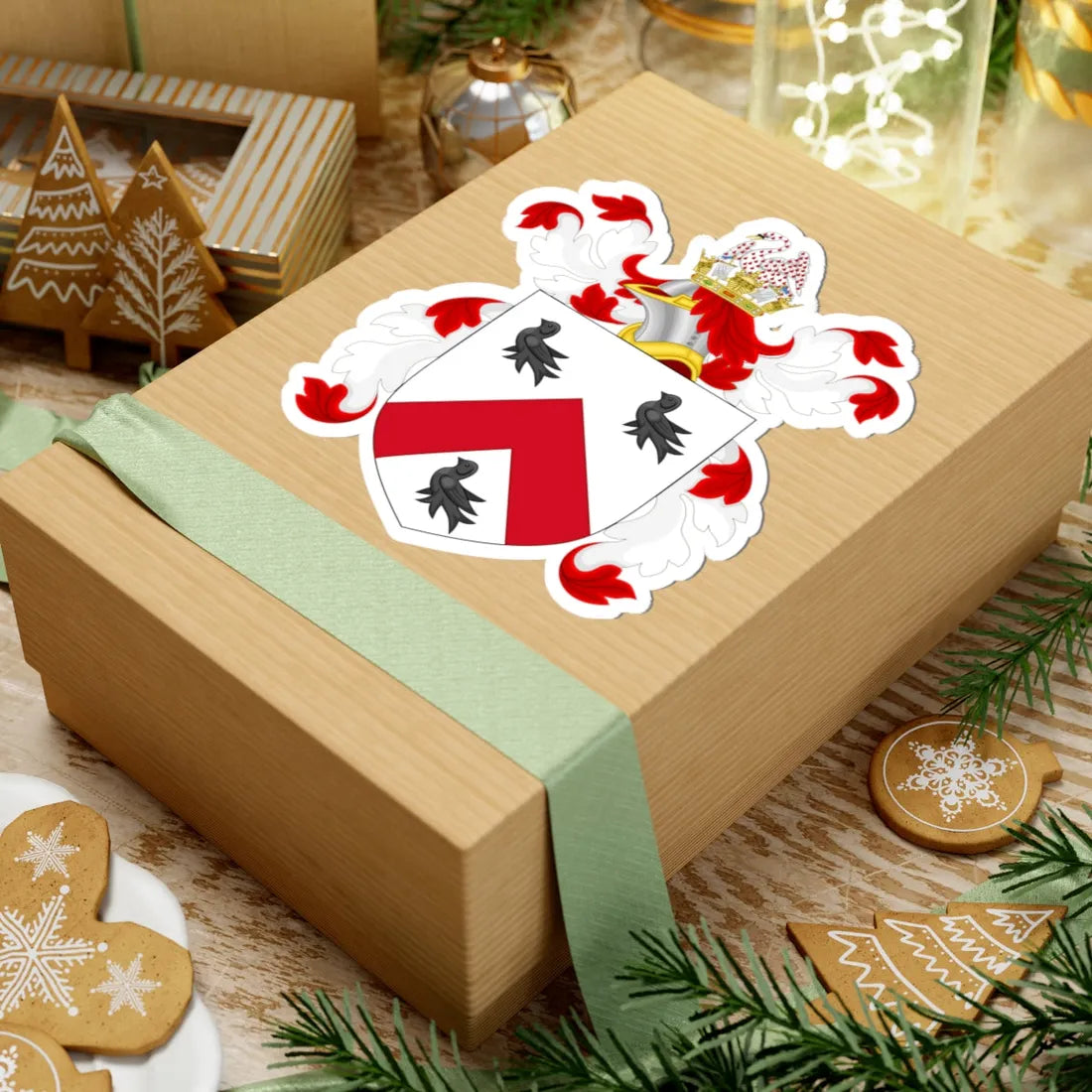 Coat of Arms of William Brenton (United States) (Coat of Arms) STICKER Vinyl Kiss-Cut Decal - The Sticker Space