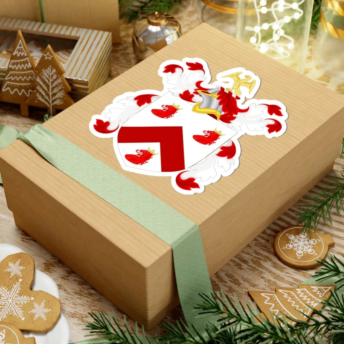 Coat of Arms of William Samuel Johnson (United States) (Coat of Arms) STICKER Vinyl Kiss-Cut Decal - The Sticker Space