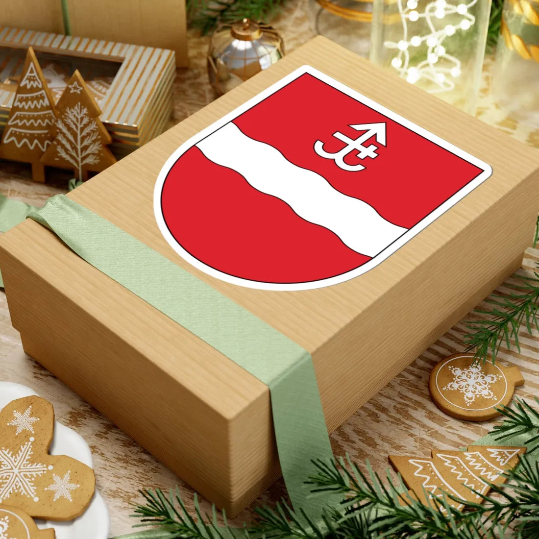 Coat of Arms of Žytkavičy Belarus (Belarus) (Coat of Arms) STICKER Vinyl Kiss-Cut Decal - The Sticker Space