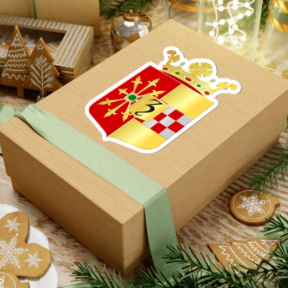 Coat of arms of Zevenaar (Netherlands) (Coat of Arms) STICKER Vinyl Kiss-Cut Decal - The Sticker Space