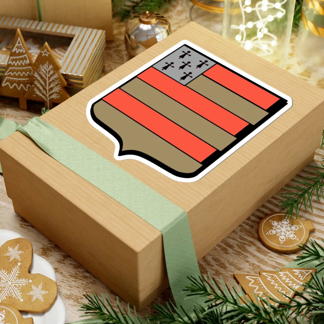 Coat of arms petegem (Belgium) (Coat of Arms) STICKER Vinyl Kiss-Cut Decal - The Sticker Space