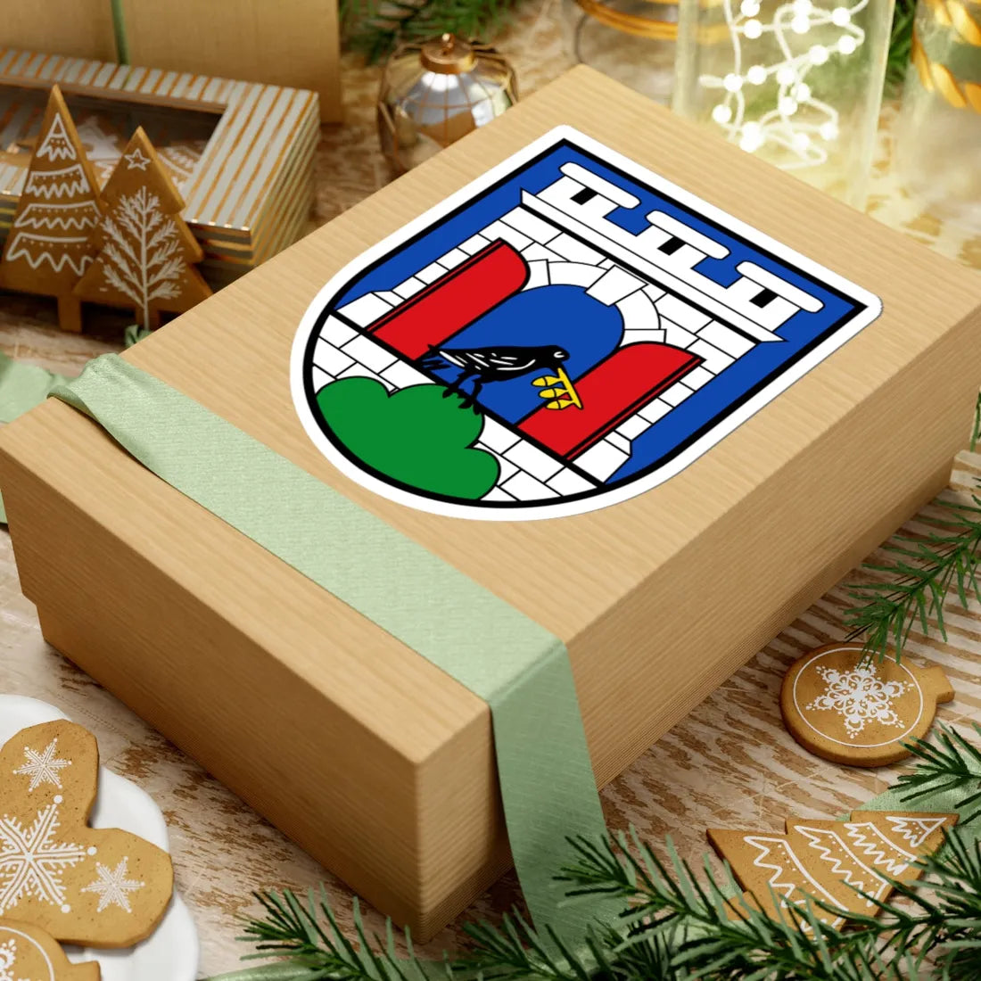 Coat of arms Peuerbach (Austria) (Coat of Arms) STICKER Vinyl Kiss-Cut Decal - The Sticker Space