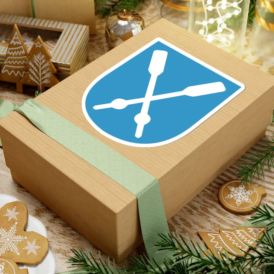 Coat of arms Samsø (Denmark) (Coat of Arms) STICKER Vinyl Kiss-Cut Decal - The Sticker Space