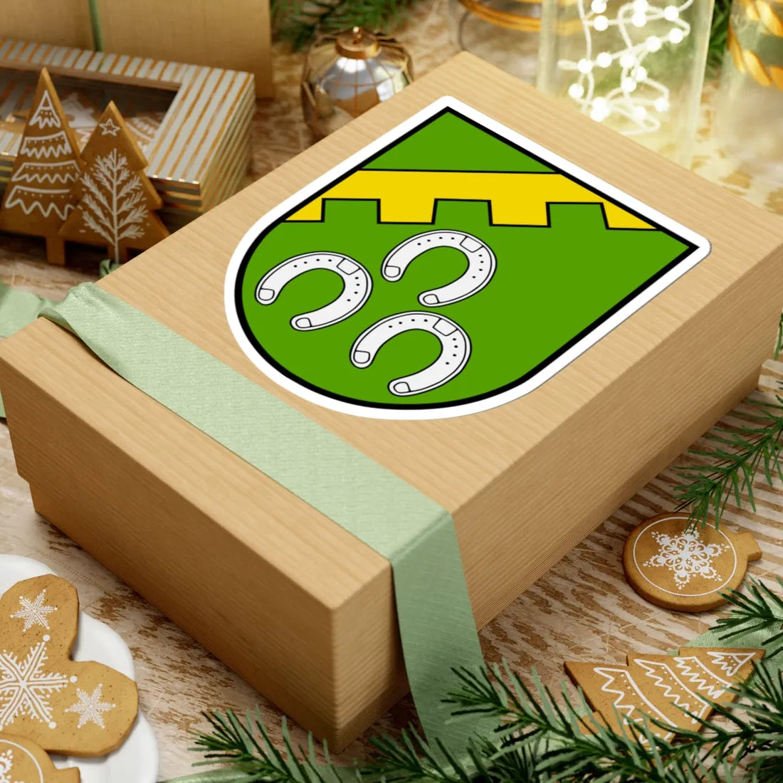 Coat of arms Steegen (Austria) (Coat of Arms) STICKER Vinyl Kiss-Cut Decal - The Sticker Space