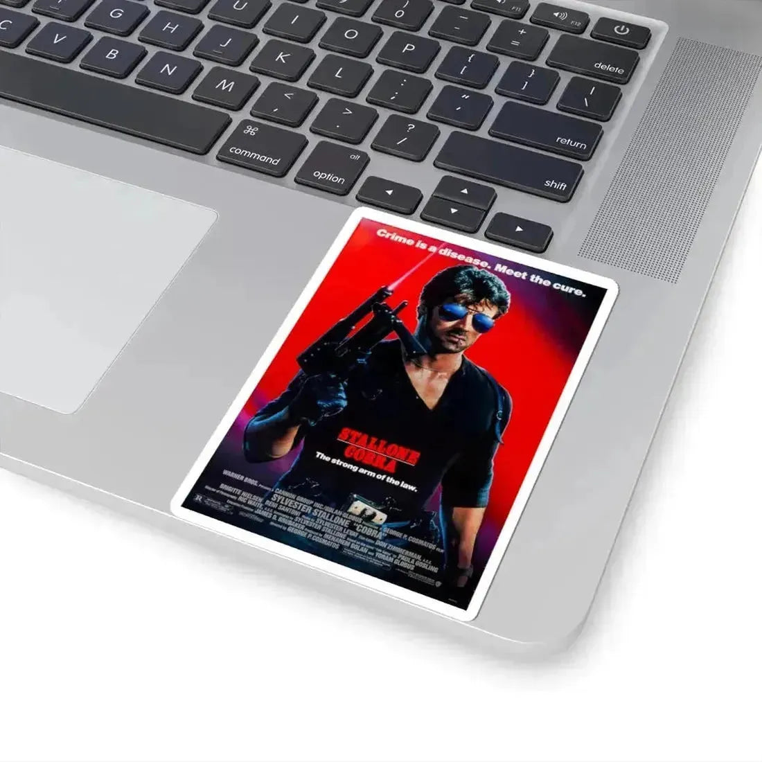 Cobra 1986 Movie Poster - STICKER Vinyl Kiss-Cut Decal - The Sticker Space